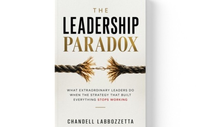 The Leadership Paradox book by Chandell Labbozzetta, a guide to leadership transformation, extraordinary leadership and navigating organisational change.